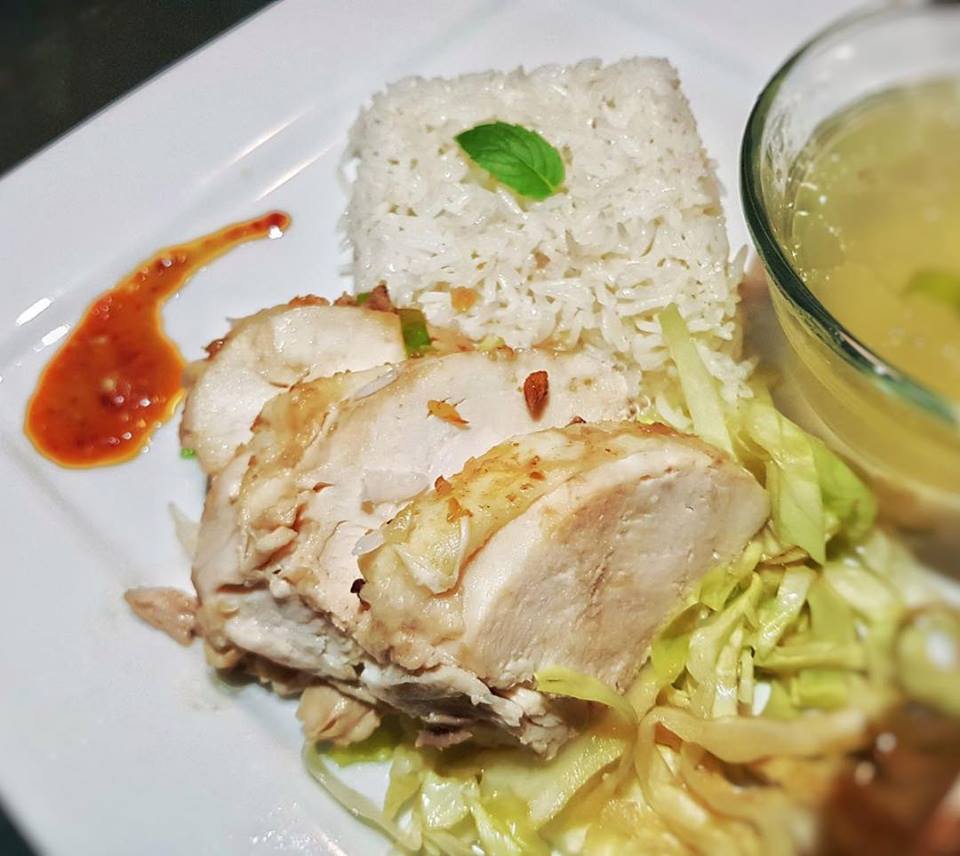 Authentic Hainanese Chicken Rice Combi Steam Cooking